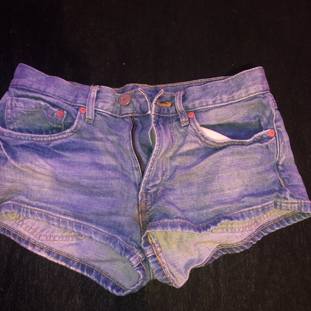 bdg blue jean shorts